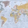 Mappa del Mondo - Grande (200cm x 100cm) | Gigante (260cm x 130cm) | Colossale (300cm x 150cm)