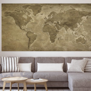 Mappa del Mondo Vintage – Lascaux