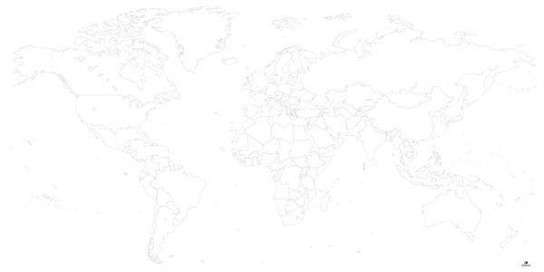 Mappa del Mondo Vuota -v1