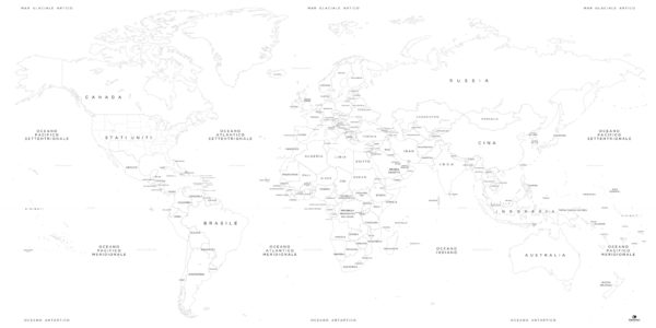 Mappa del Mondo Vuota -v2