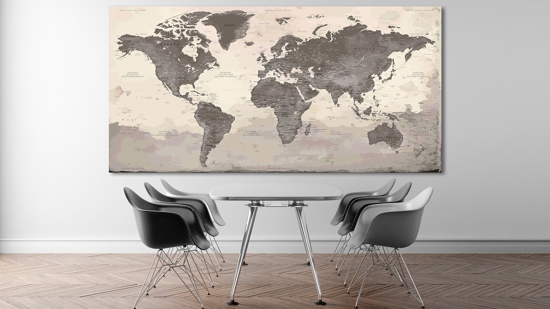 Mappa del Mondo da Muro – Tavola intelligente