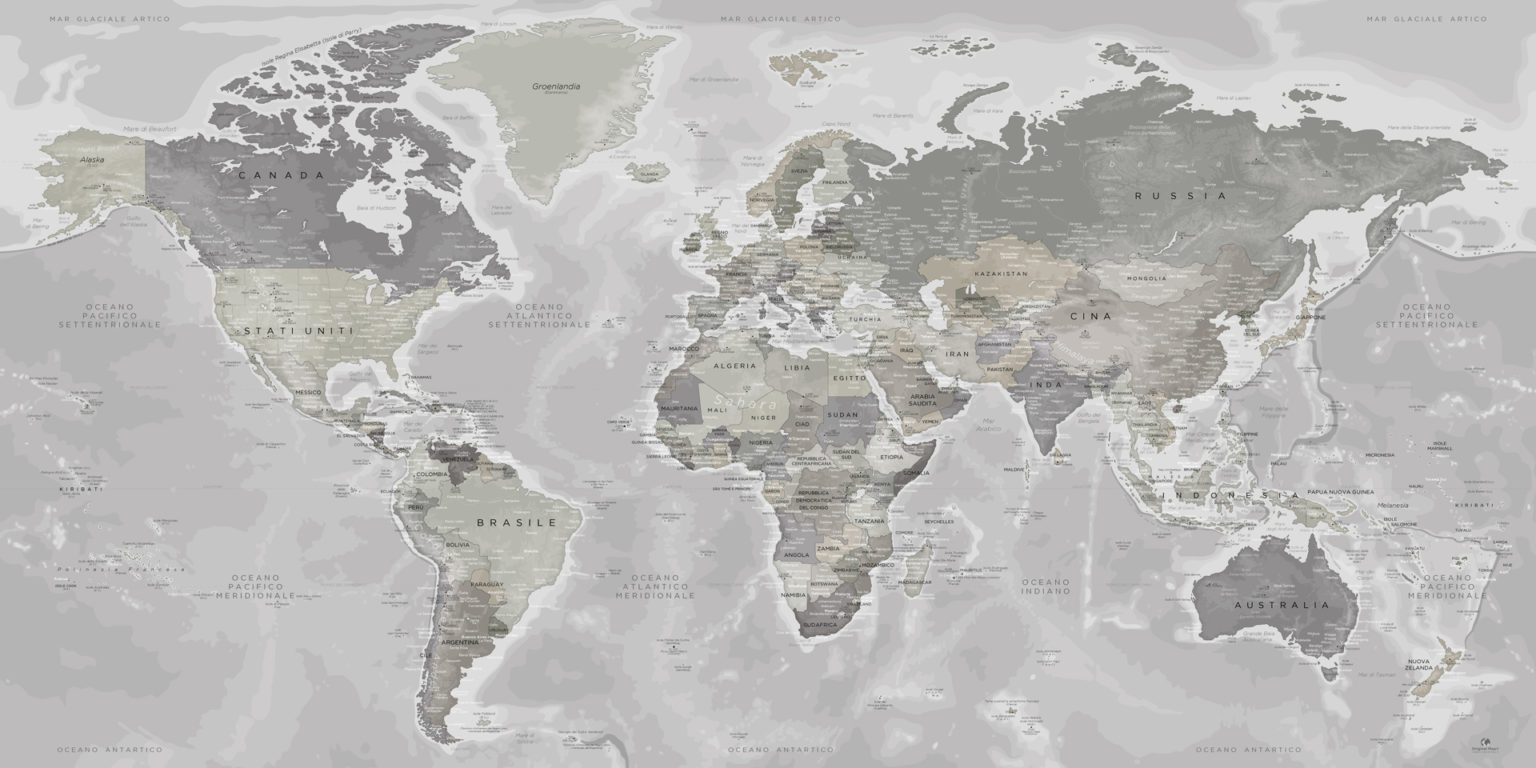 Nobo Mappa Del Mondo Flessibile 1900493 – Cartina Geografica Per Parete – Dimensioni 83 X 120 Cm – Multicolore