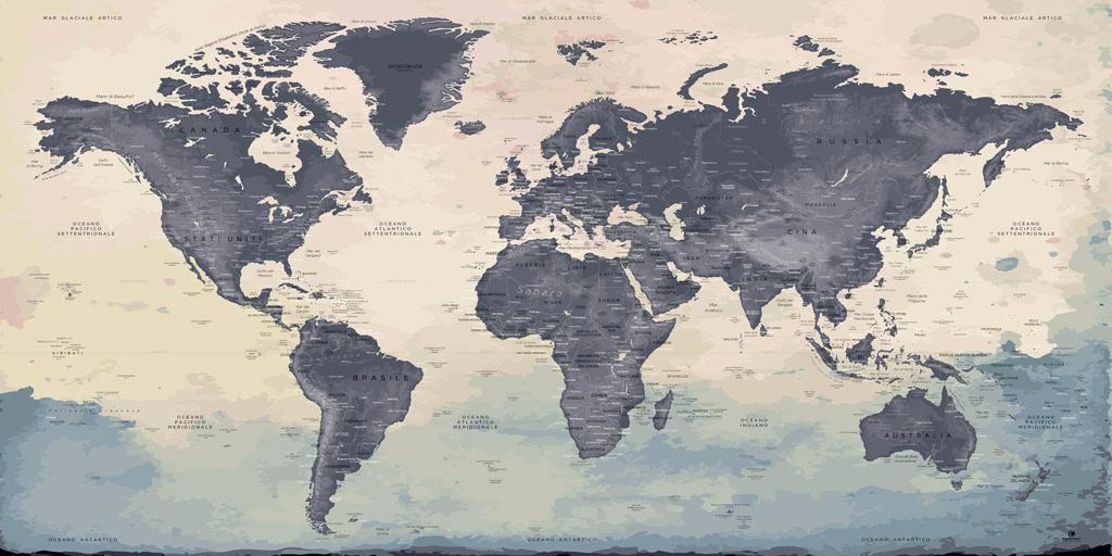 Mappa del Mondo XXL